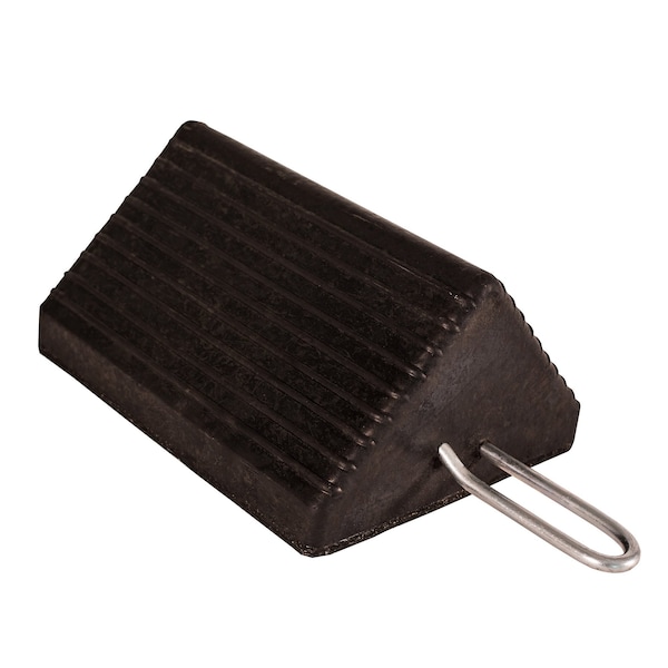 Buyers Products Heavy Duty Rubber Wheel Chock With Handle Fits Snugly Under Wheels To Keep Vehicles And Trailers WC1085H - main